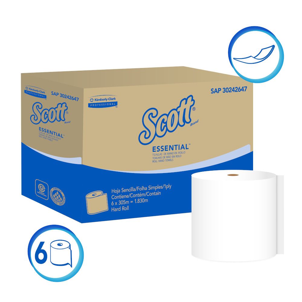 PAPEL TOALLA SCOTT ESSENTIAL 305 M